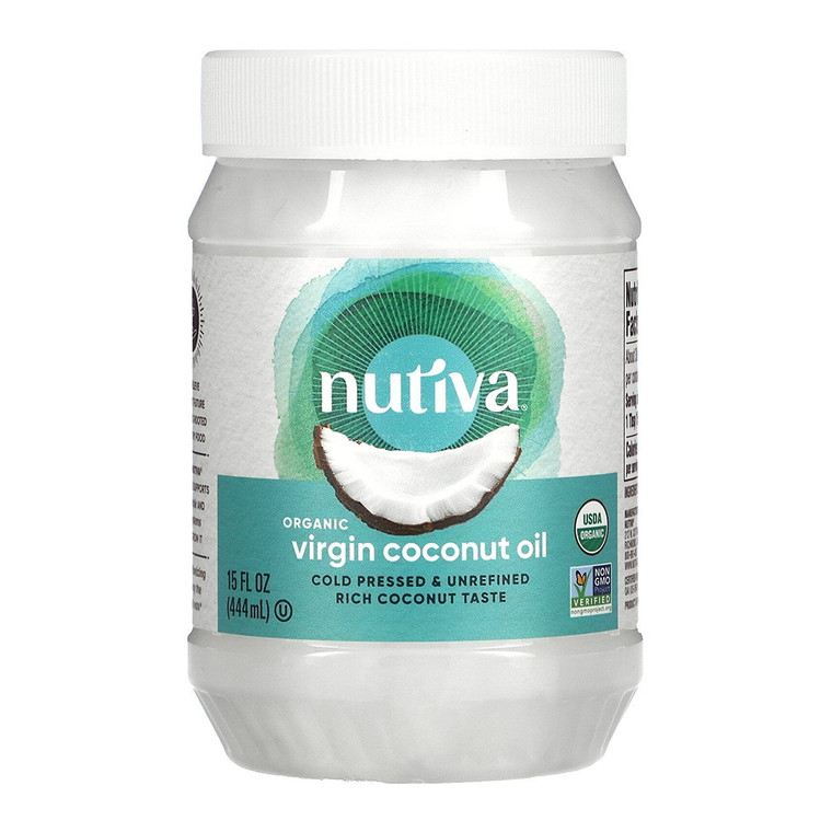 Nutiva Coconut Oil, Organic Extra Virgin, 15 Oz