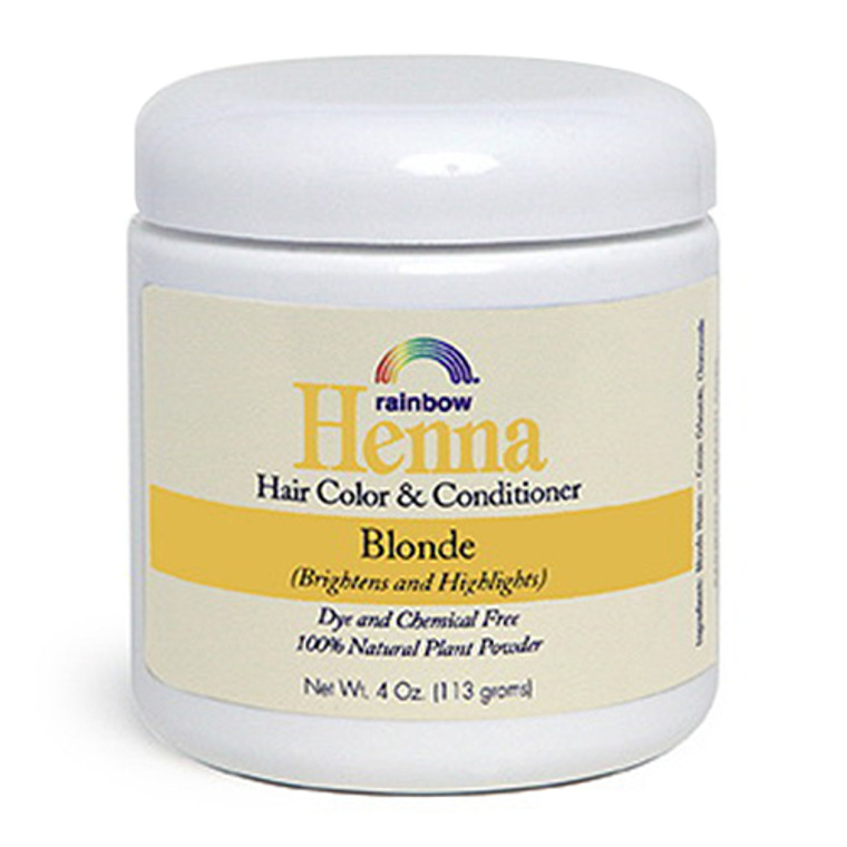 Rainbow Research Henna Hair Color And Conditioner, Blonde - 4 Oz