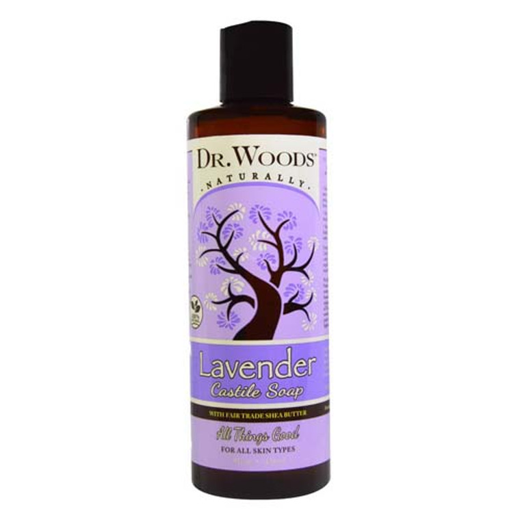 Dr.Woods Shea Vision Lavender Castile Soap With Organic Shea Butter - 8 Oz