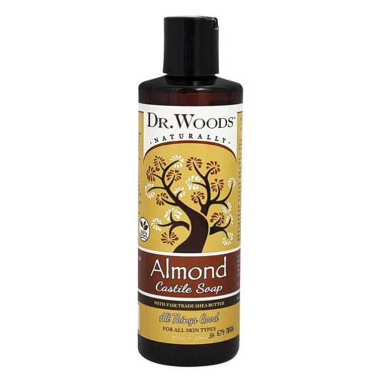 Dr.Woods Shea Vision Pure Almond Castile Soap - 8 Oz