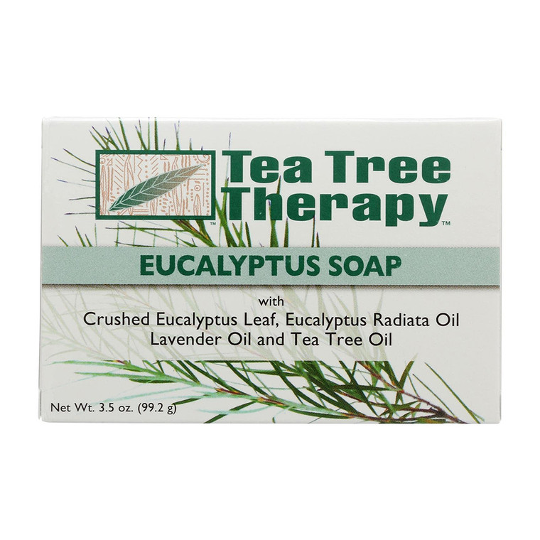 Tea Tree Therapy Vegetable Base Eucalyptus Soap, 3.5 Oz