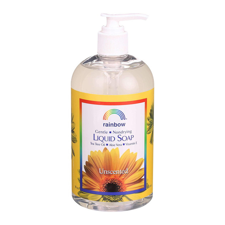 Rainbow Research Gentle Nondrying Unscented Liquid Soap - 16 Oz
