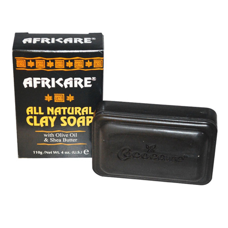 Cococare Africare All Natural Clay Soap, 4 Oz