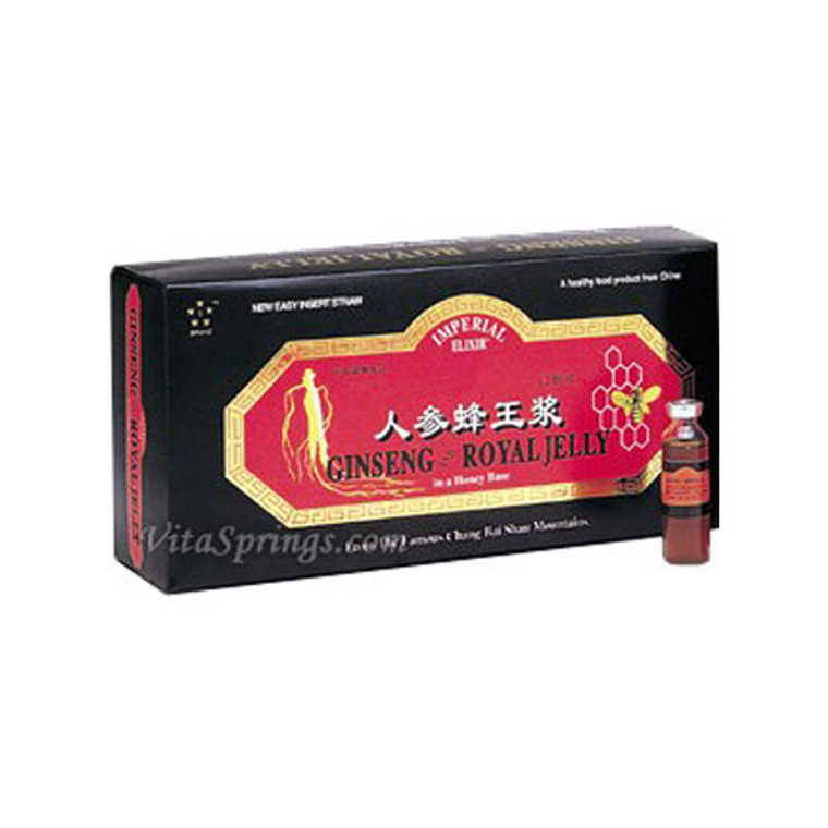 Imperial Elixir Ginseng And Royal Jelly Vials 0.36 Oz - 30 Ea