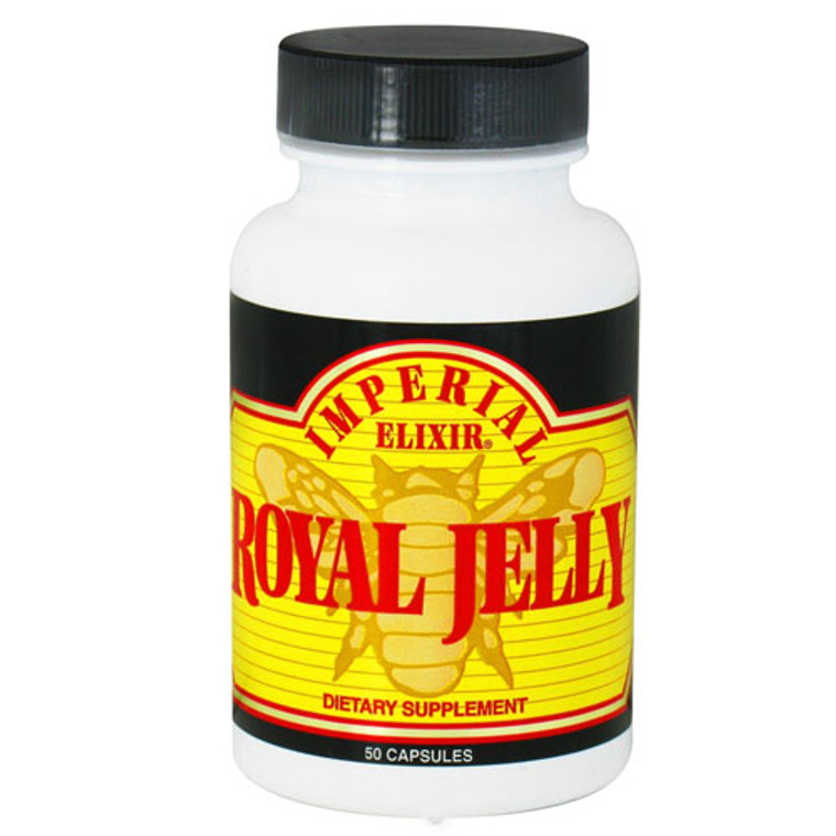 Imperial Elixir Royal Jelly 500 Mg Capsules - 50 Ea