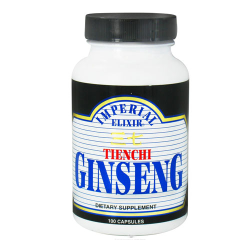 Imperial Elixir Imperial Tienchi Ginseng Capsules, 100 Ea