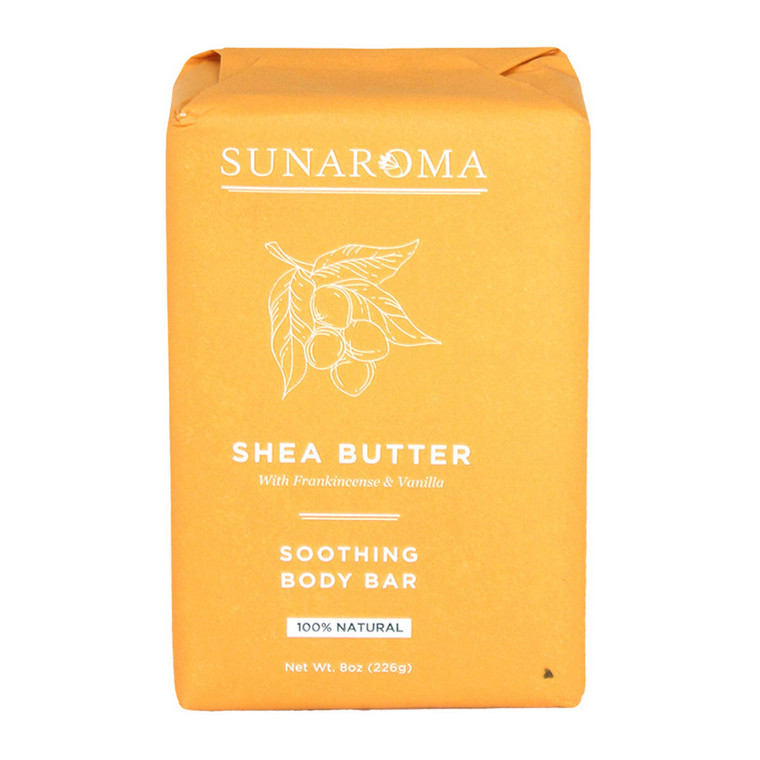 Sunaroma Bath Soap Shea Butter, 8 Oz