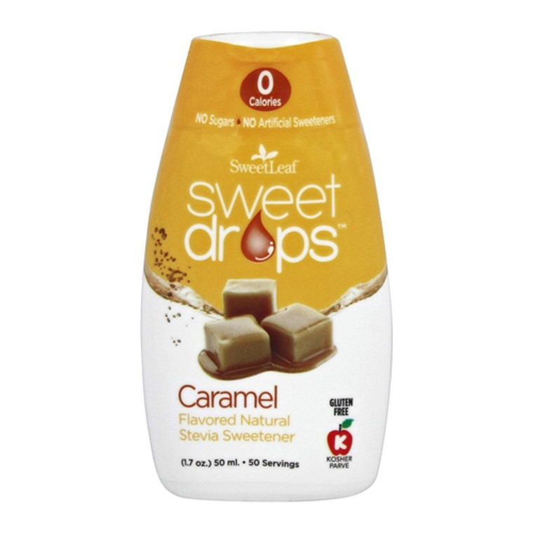 SweetLeaf Sweet Drops Liquid Stevia Sweetener, Caramel, 1.7 Oz