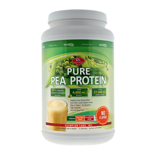 Olympian Labs Lean And Pure Pea Protein Unflavored, 29.76 Oz