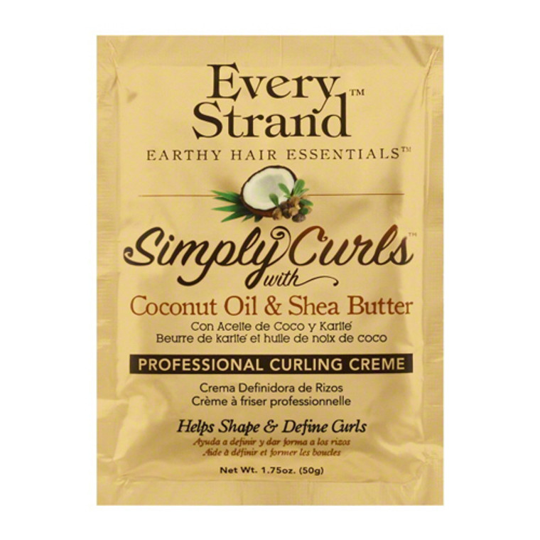 Every Strand Simply Curls with Shea and Coconut Oil Professional Curling Cr+---¨me 1.75Oz (50g)