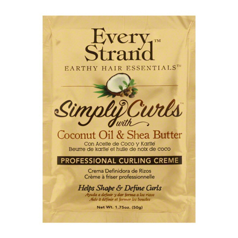 Every Strand Simply Curls With Coconut Oil And Shea Butter Treatment Sachet, 1.75 Oz