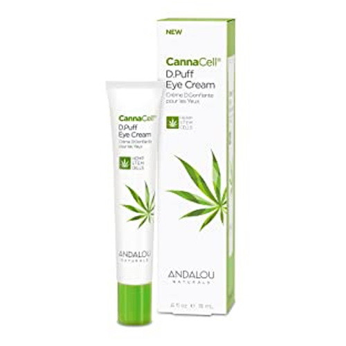 Andalou Naturals CannaCell D Puff Eye Cream with Hemp Stem Cells 0.6Oz (18ml)