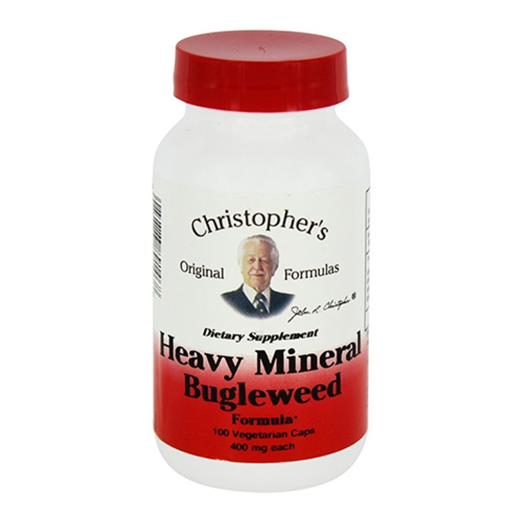 Dr. Christopher Heavy Mineral Bugleweed 400 Mg Veggi Capsules, 100 Ea