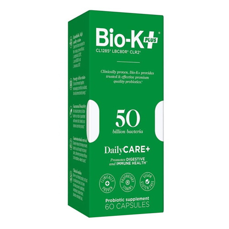 Bio k Plus Probiotics Dailycare Digestive Immune Health Capsules, 60 Ea