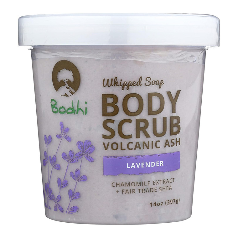 Bodhi Whipped Lavender Body Scrub Calming Exfoliating 14Oz (397g)