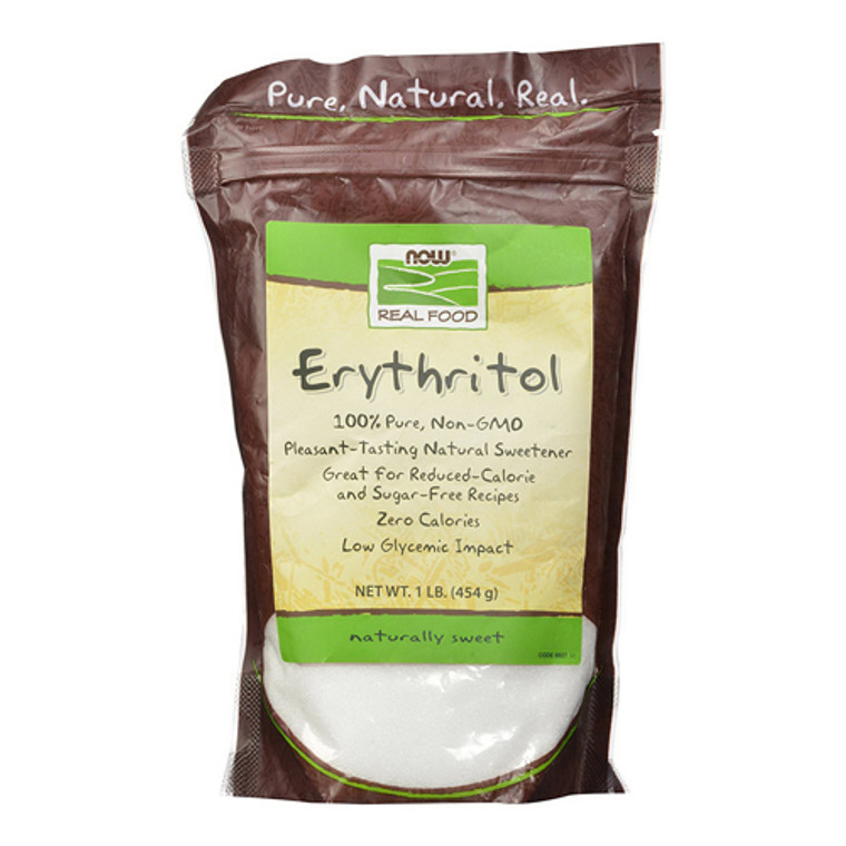 Now Foods Erythritol 100% Natural Sweetner, 1 Lb
