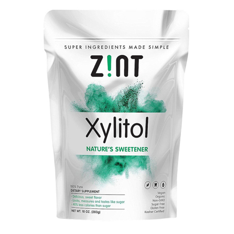 Zint Organic Xylitol Natures Sweetener Bag, 10 Oz