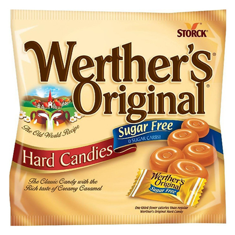 Werthers Original Sugar Free Caramel Coffee Hard Candies - 2.75 Oz/Bag