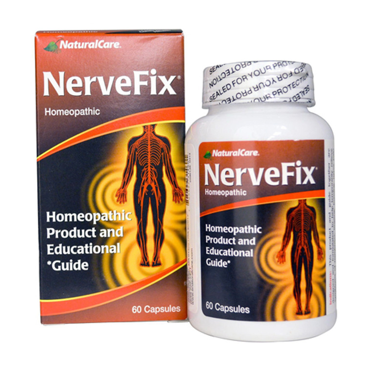 Natural Care Nerve Fix Homeopathic Capsules, 60 Ea