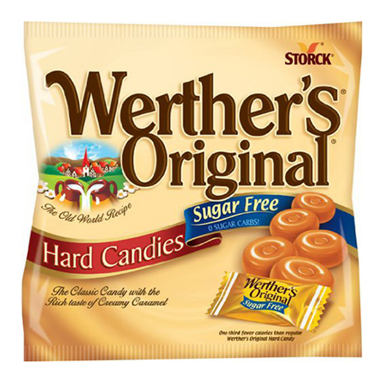 Werthers Original Sugar Free Candy - 2.75 Oz Each, 12 Bags