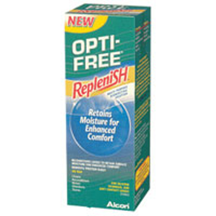 Opti-Free Replenish Solution For Contact Lenses - 4 Oz