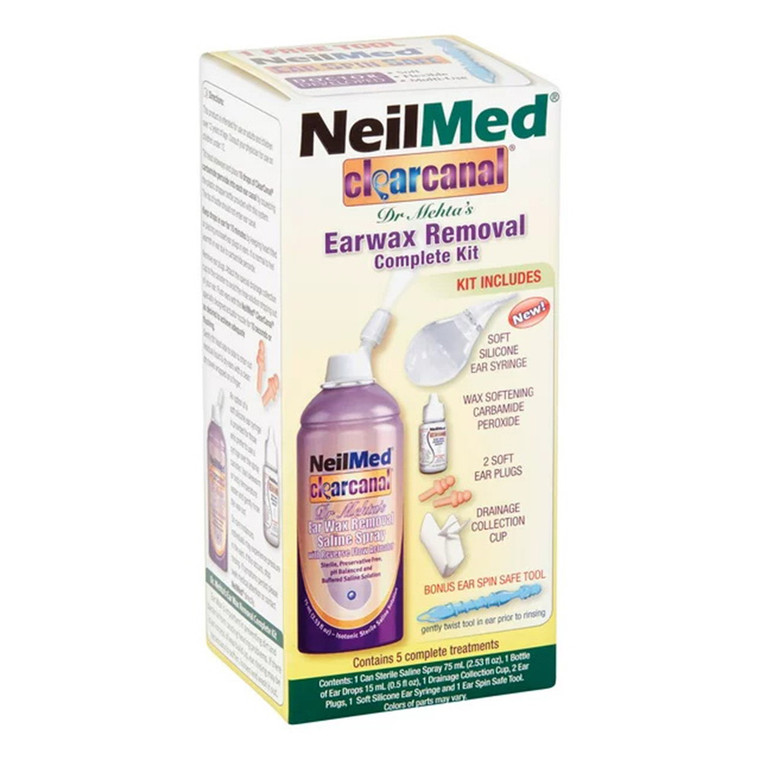 NeilMed Clearcanal Ear Wax Removal Complete kit - 2.5 oz