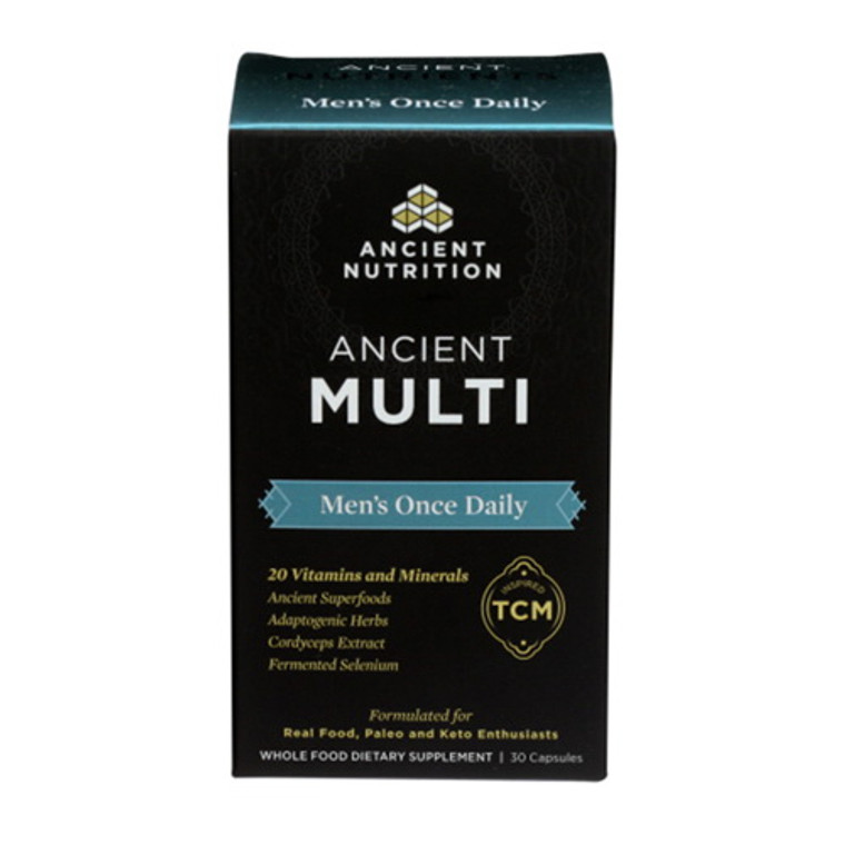 Ancient Nutrition Ancient Multi Mens Once Daily Capsules, 30 Ea