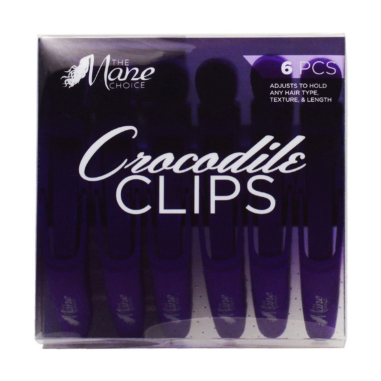 The Mane Choice Crocodile Hair Clips, 6 Ea