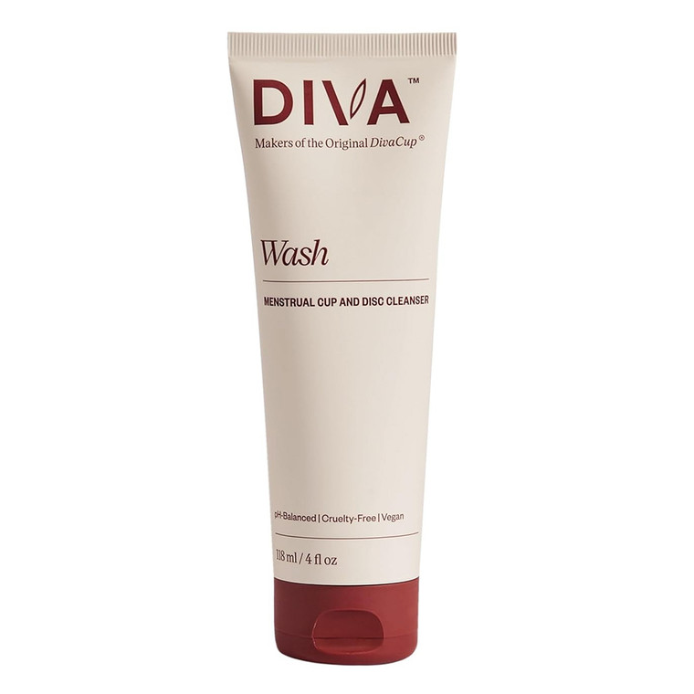 DivaCup Menstrual Cup Cleanser PH Balanced Gentle Cleansing 4Oz (118ml)