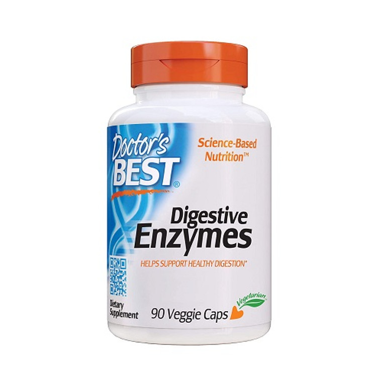 Doctors Best Digestive Enzymes Veggie Capsules, 90 Ea