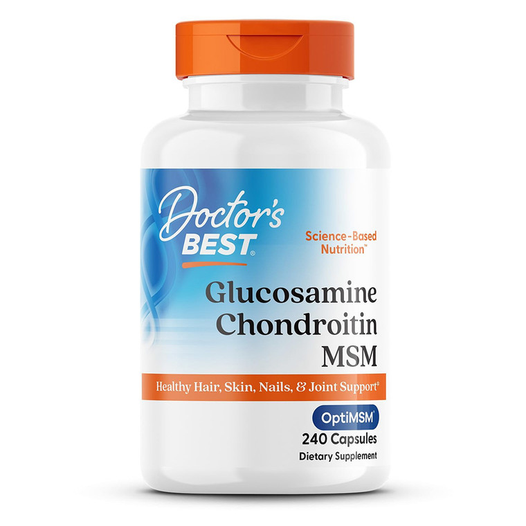 Doctors Best Joint Glucosamine Chondroitin MSM Capsules 240Ea