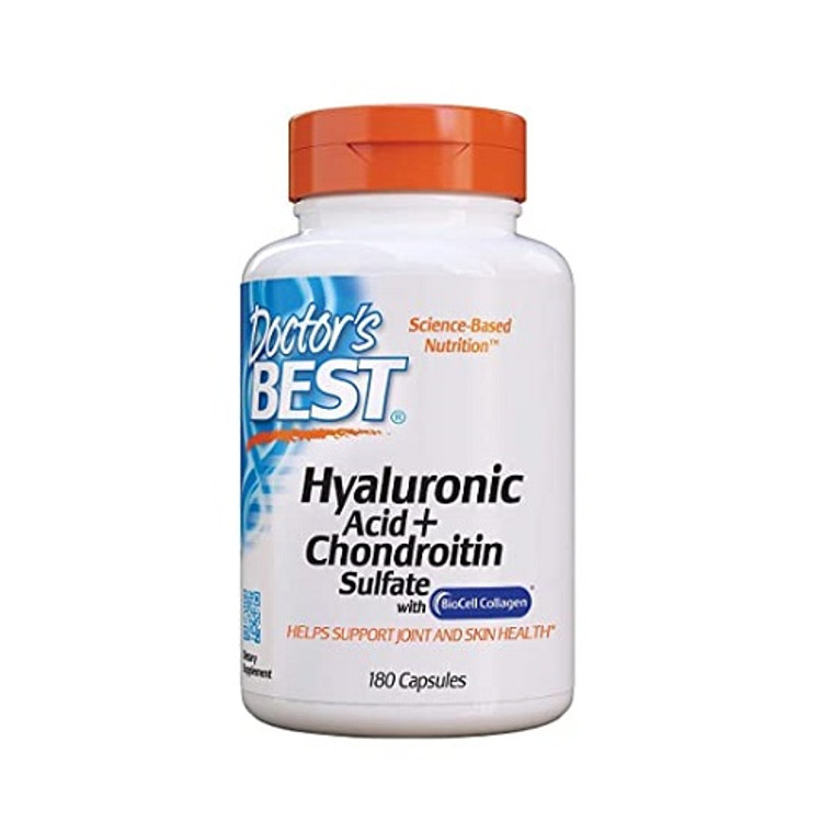 Doctors Best Hyaluronic Acid with Chondroitin Sulfate Capsules, 60 Ea