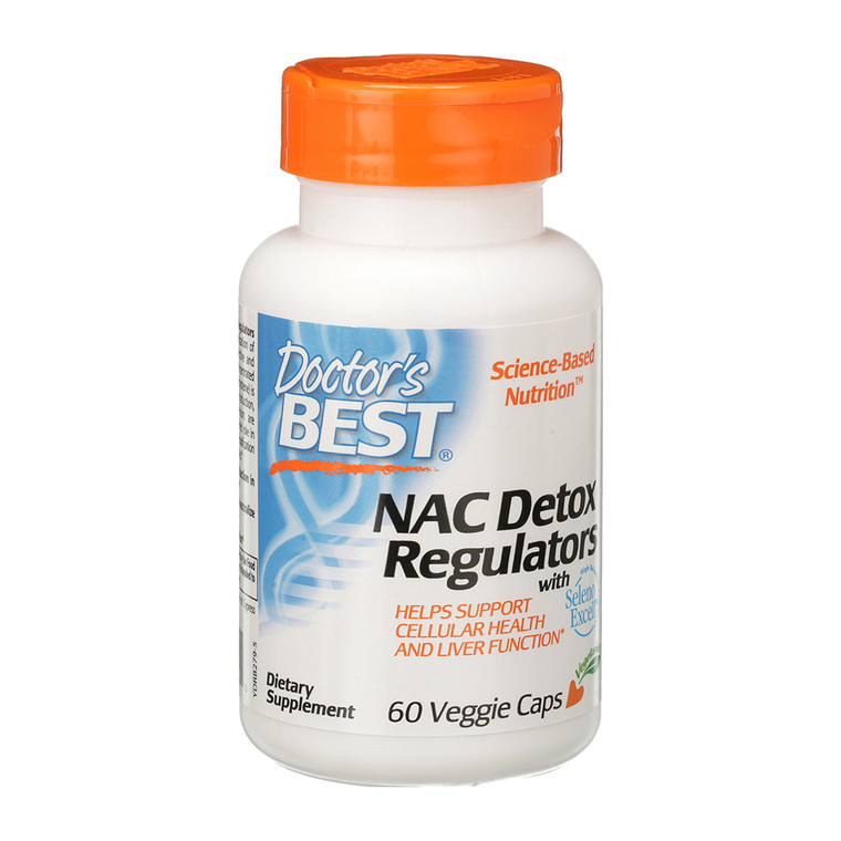 Doctors Best NAC Detox Regulators Veggie Capsules, 60 Ea