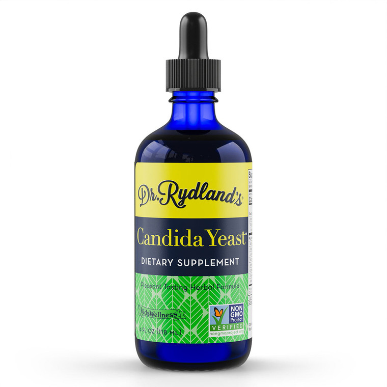 Dr Rydlands Herbal Formula Candida Yeast Formula Pleasant Tasting Liquid Gluten Free 4Oz (118ml)
