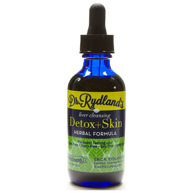 Dr Rydlands Liver Cleansing Detox and skin Pleasant Tasting Liquid Herbal Formulas, 2 Oz