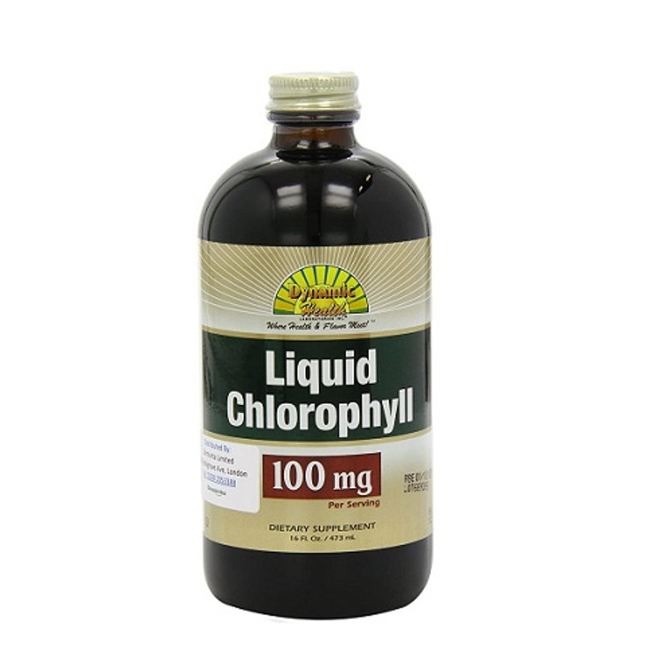 Dynamic Health Liquid Chlorophyll 100 mg, 16 Oz