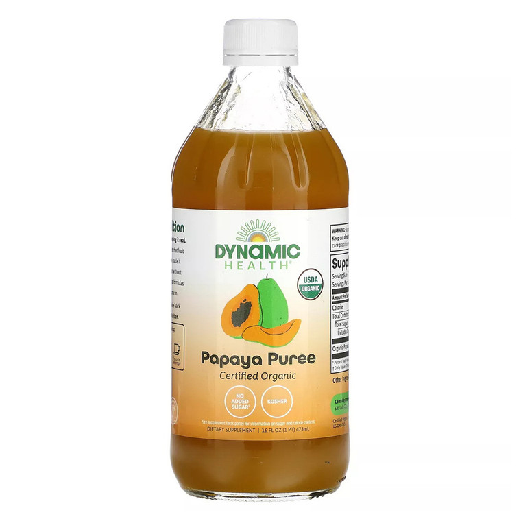 Dynamic Health Papaya Puree, 16 Oz