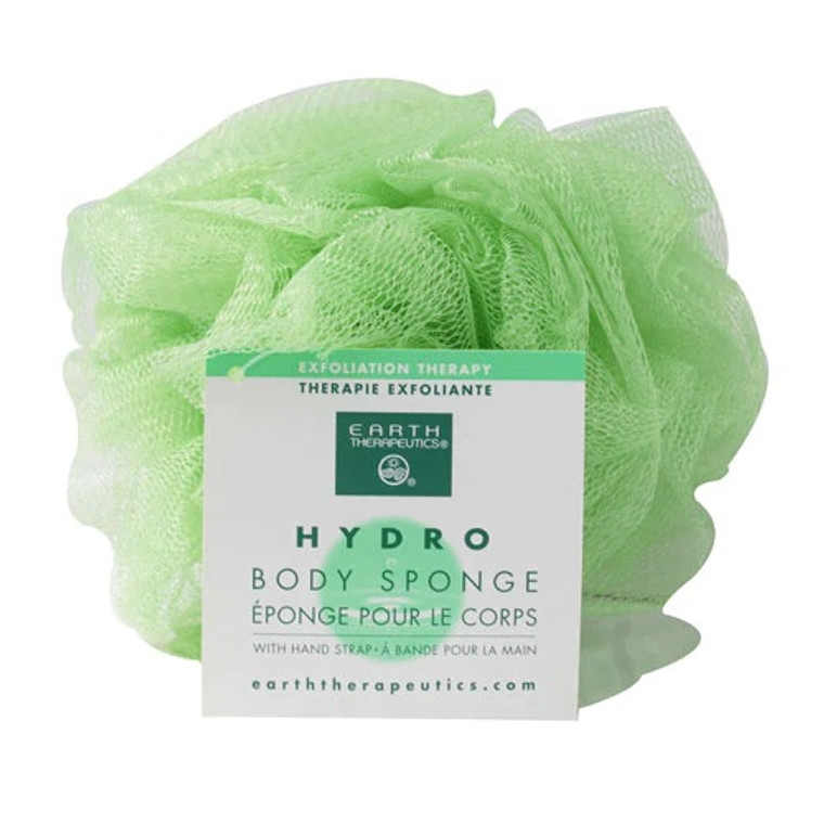 Earth Therapeutics Hydro Body Sponge With Hand Strap, 1 Ea