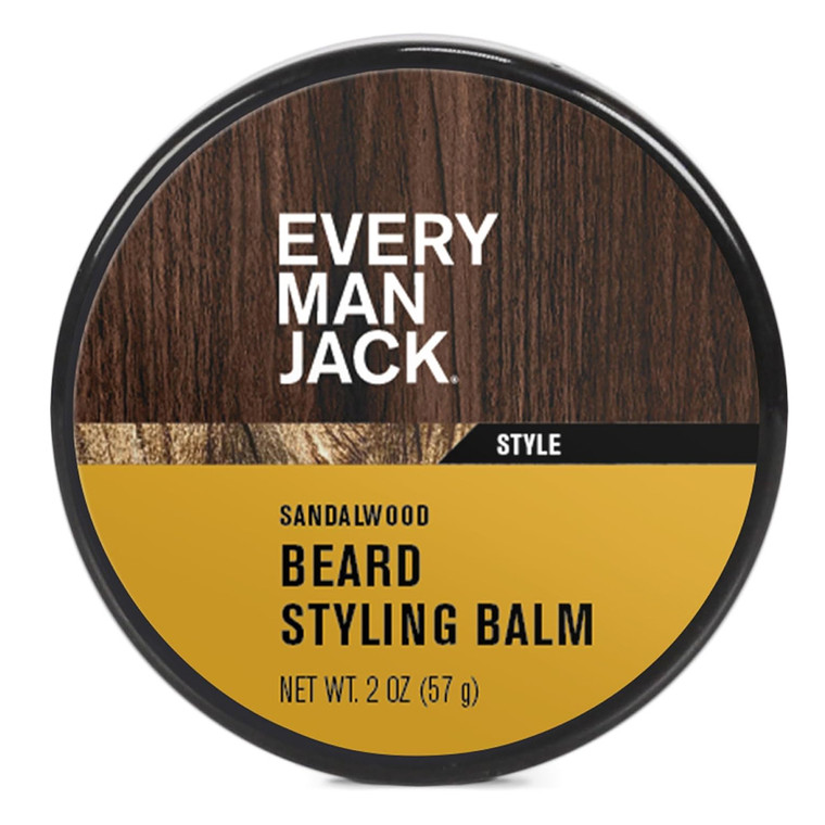 Every Man Jack Beard Styling Balm Sandalwood Scent 2Oz (57g)