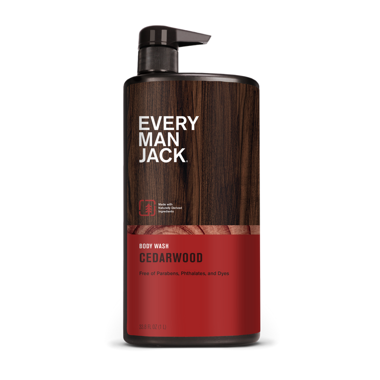 Every Man Jack Cedarwood Body Wash, 33.8 Oz