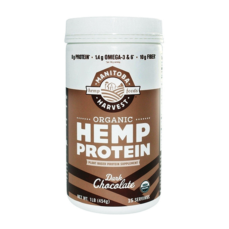 Manitoba Harvest Organic Hemp Protein Dark Chocolate, 1 Lb