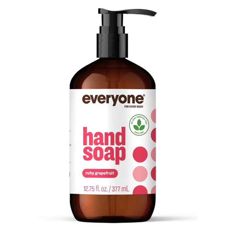 Everyone Hand Soap Ruby Grapefruit for Gentle Cleansing 12.75Oz (377ml)