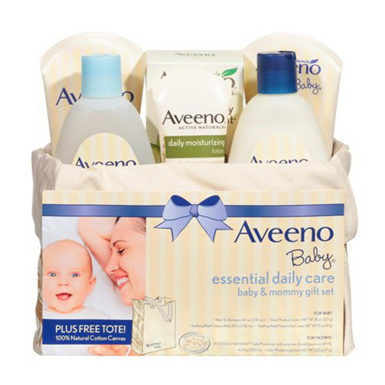 Aveeno Essential Daily Care Mom and Baby Gift Set, 1 Ea