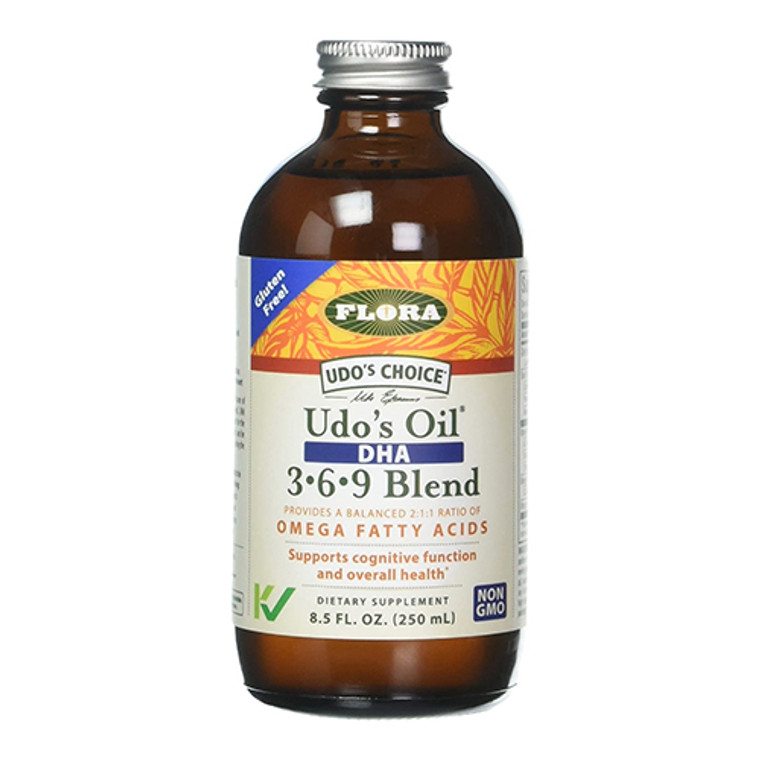Flora Udos Choice High Lignan Omega Fatty Acids 3.6.9 Oil Blend, 8.5 Oz