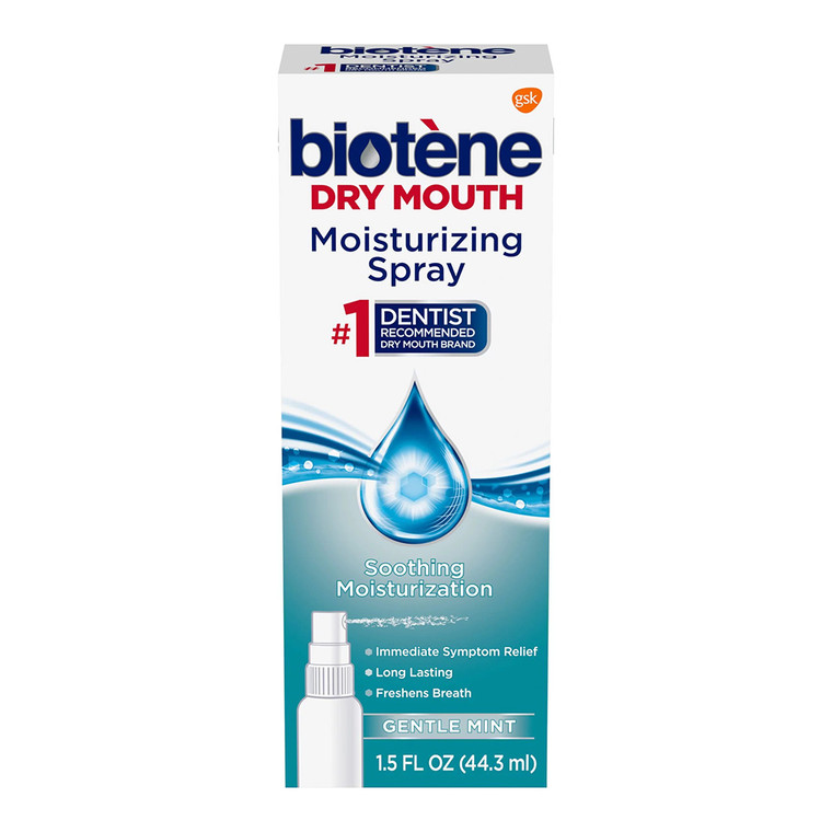 Biotene Gentle Mint Dry Mouth Moisturizing Spray, 1.5 Oz