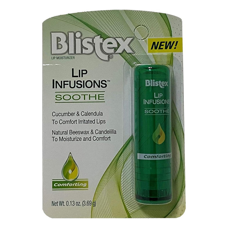 Blistex Lip Infusions Soothe Lip Moisturizer Calming Formula 0.13Oz (3.69g)