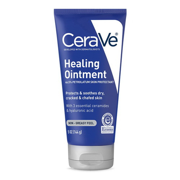 CeraVe Healing Ointment for Dry and Chafed Skin, Non-Greasy Feel, 5 Oz