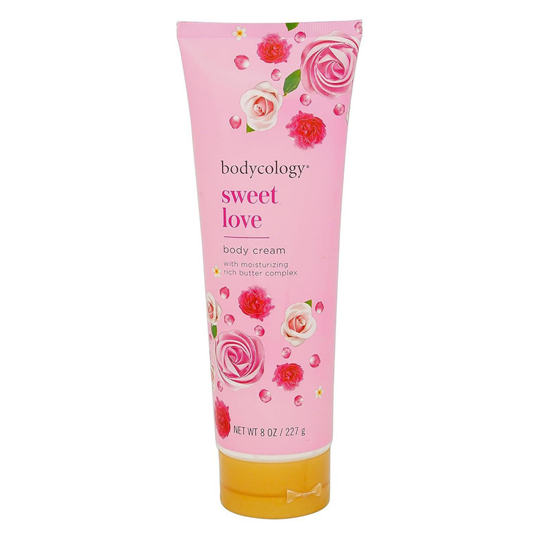 Bodycology Sweet Love Moisturizing Body Cream Hydrating Nourishing 8Oz (227g)