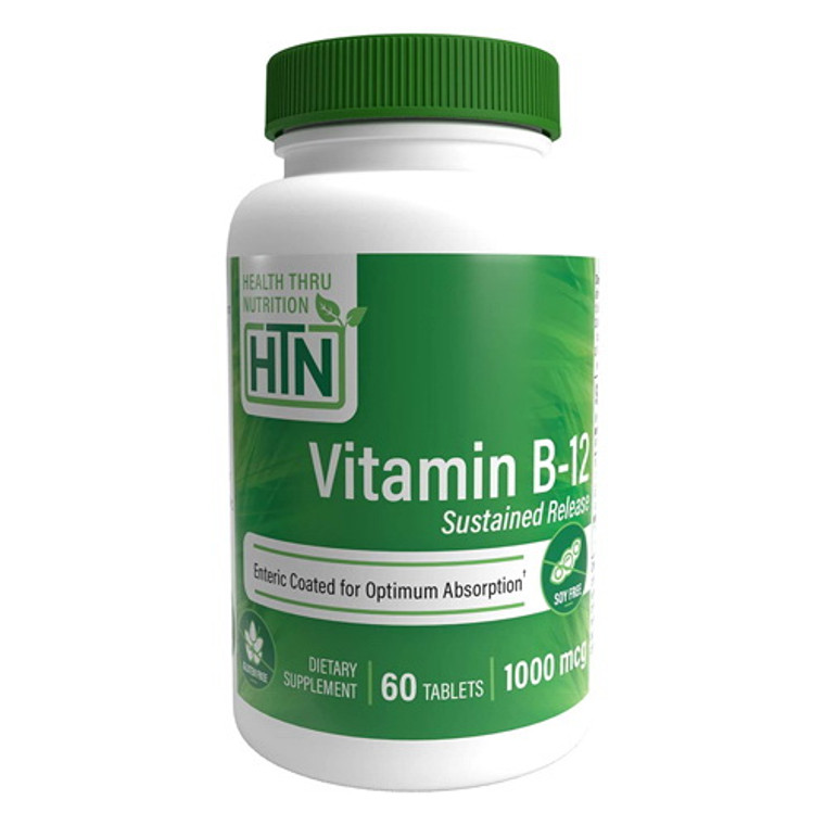 Health Thru Nutrition Triple Action Vitamin B12 1000 Mcg Tablets, 60 Ea