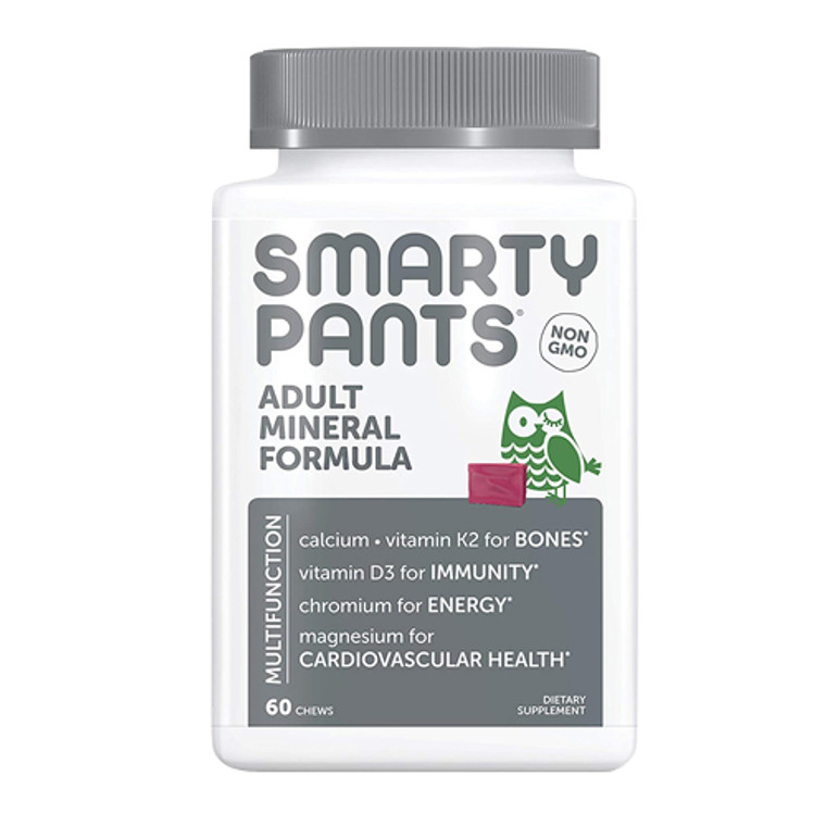 SmartyPants Adult Mineral Daily Gummy Multivitamin Chews, 60 Ea